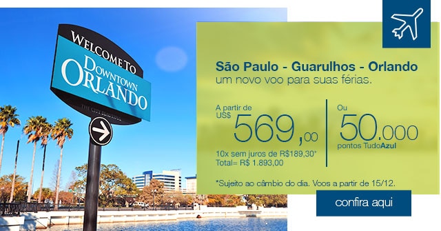 Guarulhos – Orlando com tarifa especial