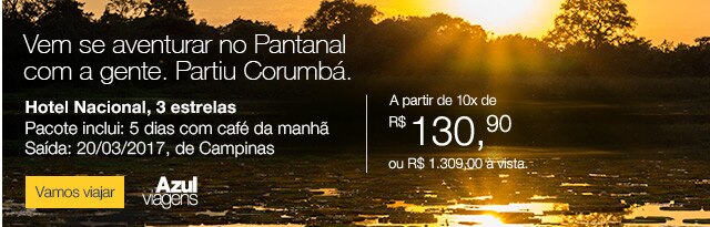Vem se aventurar no Pantanal com a gente. Partiu Corumbá.